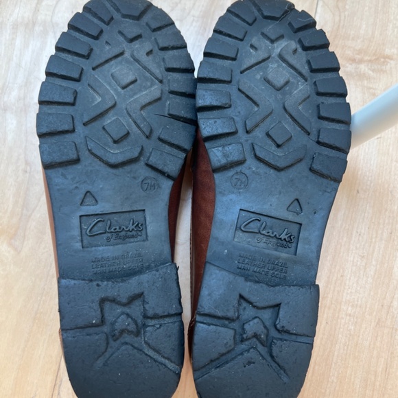 Clarks Loafers, Brown Leather - Picture 3 of 4